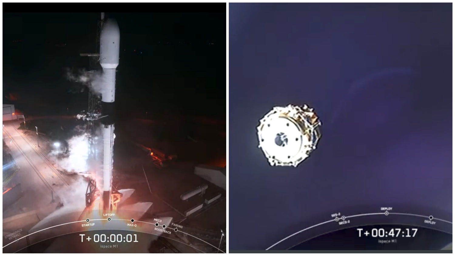 SpaceX launches Japan's ispace HAKUTO-R lander & NASA's Lunar Flashlight towards the Moon