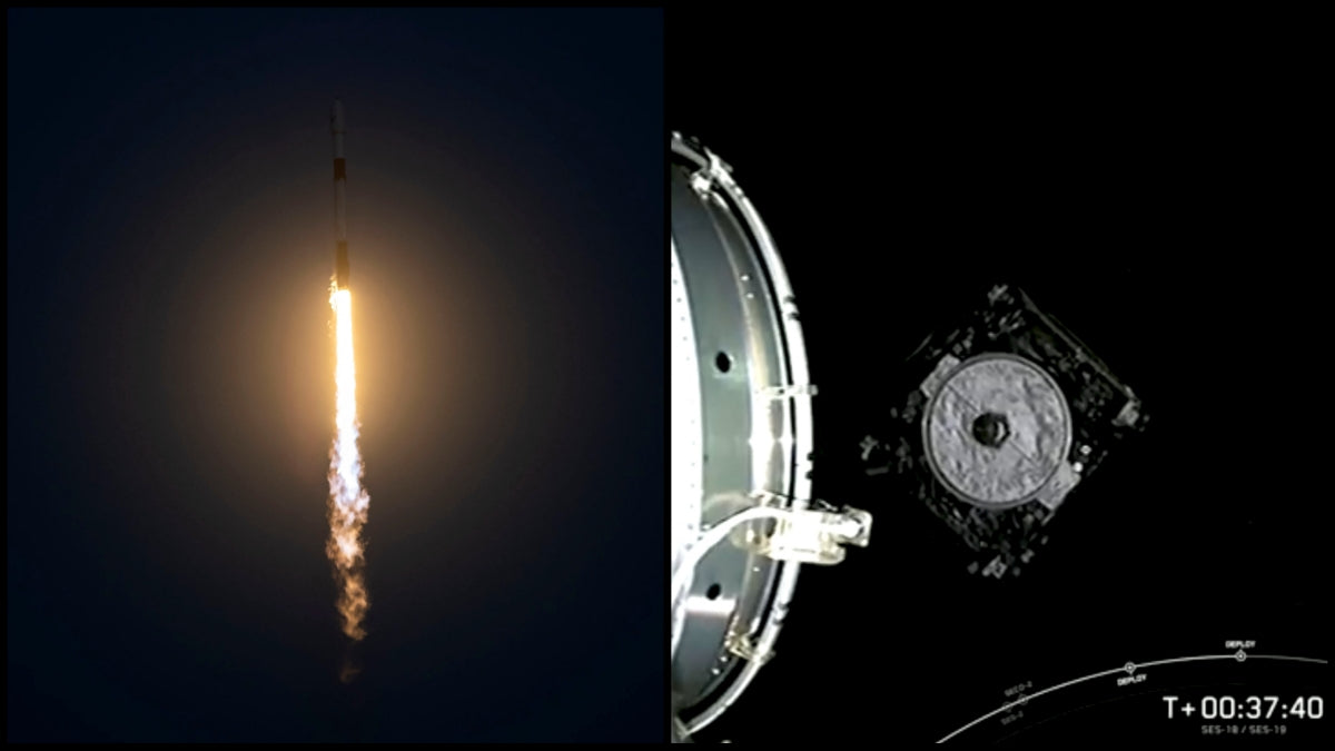 SpaceX performs coast-to-coast missions ~4 hours apart, Falcon 9 rockets launch SES mission & Starlink fleet