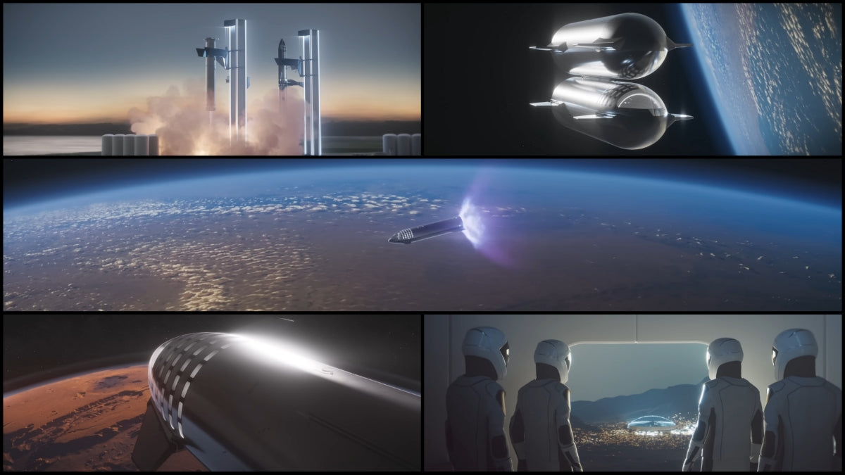 SpaceX shares an Inspiring ‘Starship Mission to Mars’ video animation