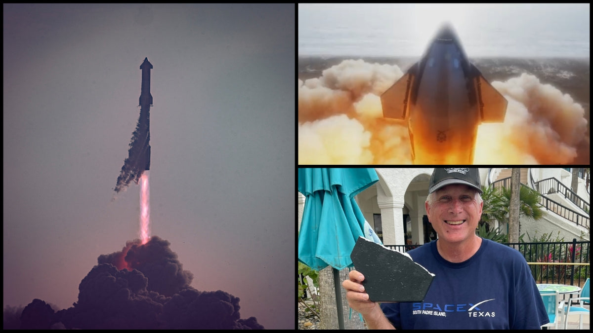 Man finds a Starship heat shield tile at South Padre Island after test flight, SpaceX sets up a ‘Debris Hotline’