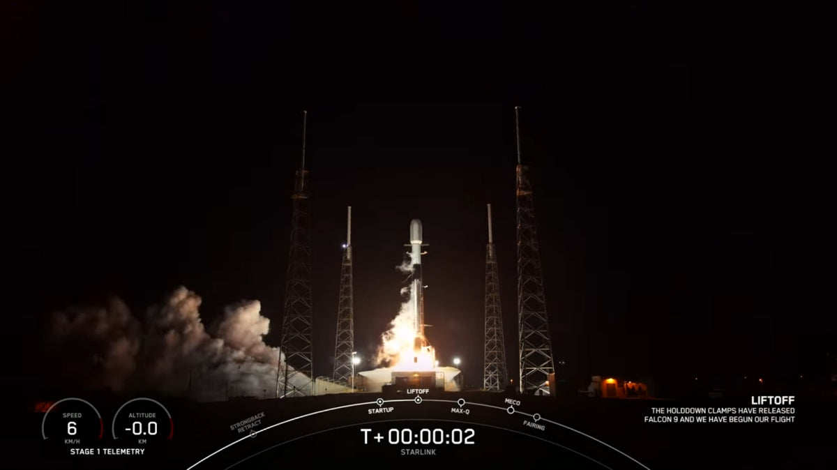 SpaceX Falcon 9 launches third fleet of Starlink V2 'Mini' satellites