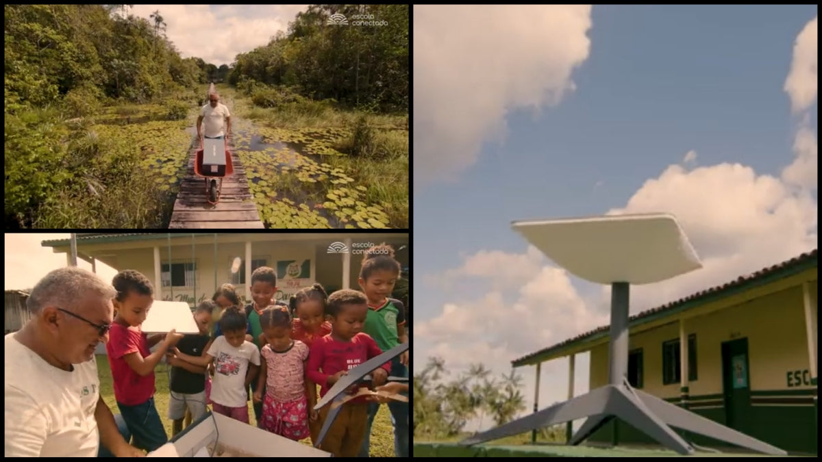 Instituto Escola Conectada & Polaris Program connect schools in Amazon Rainforest to SpaceX Starlink Internet [VIDEO]