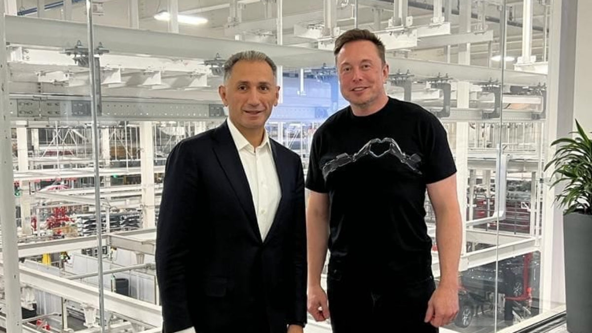 The Republic of Azerbaijan's Minister of Digital Development & Transport meets Elon Musk to discuss SpaceX Starlink connectivity
