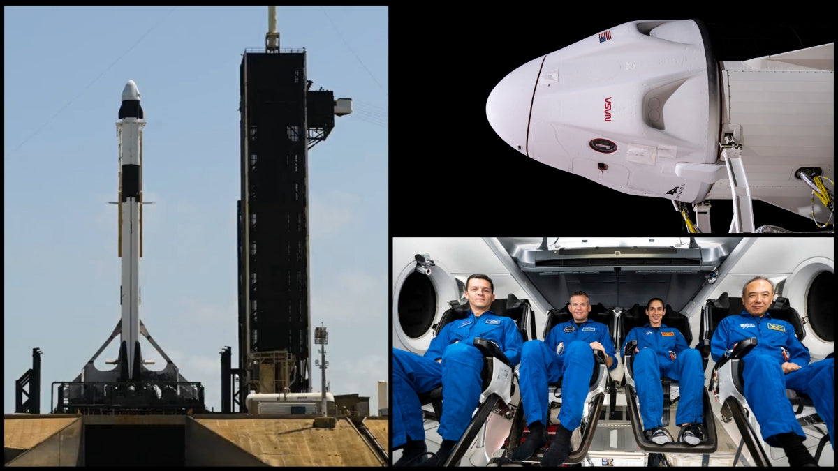 SpaceX & NASA Confirm 'Go' for Launch of Crew-7 Astronaut Mission to the Space Station this week