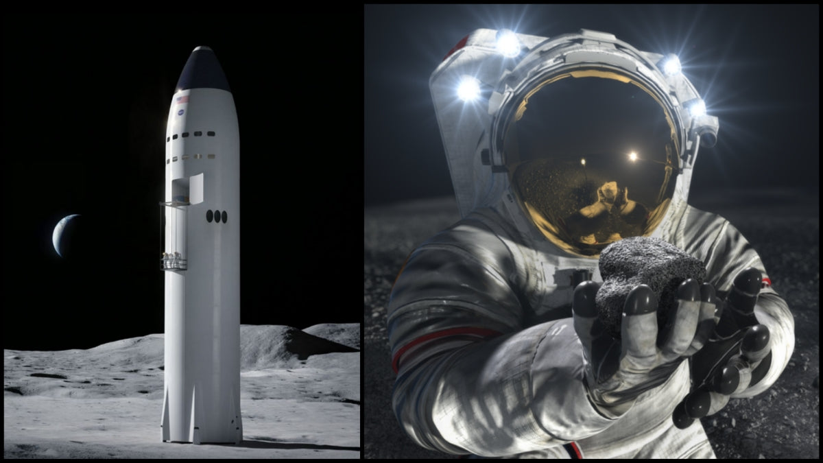 SpaceX Starship to Land Artemis III Astronauts on the Moon, NASA Selects Geology Team to Analyze Lunar Samples