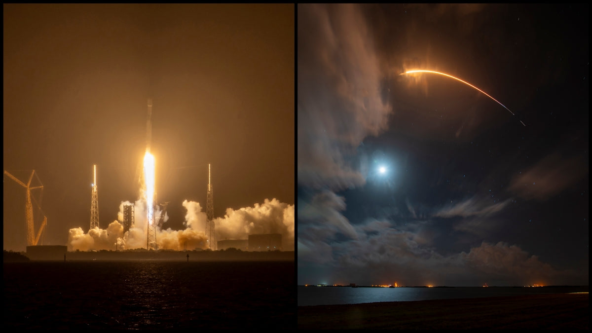 SpaceX Completes 70th Mission of 2023, Falcon 9 Launches 22 Starlink V2 Mini Satellites Despite Challenging Weather