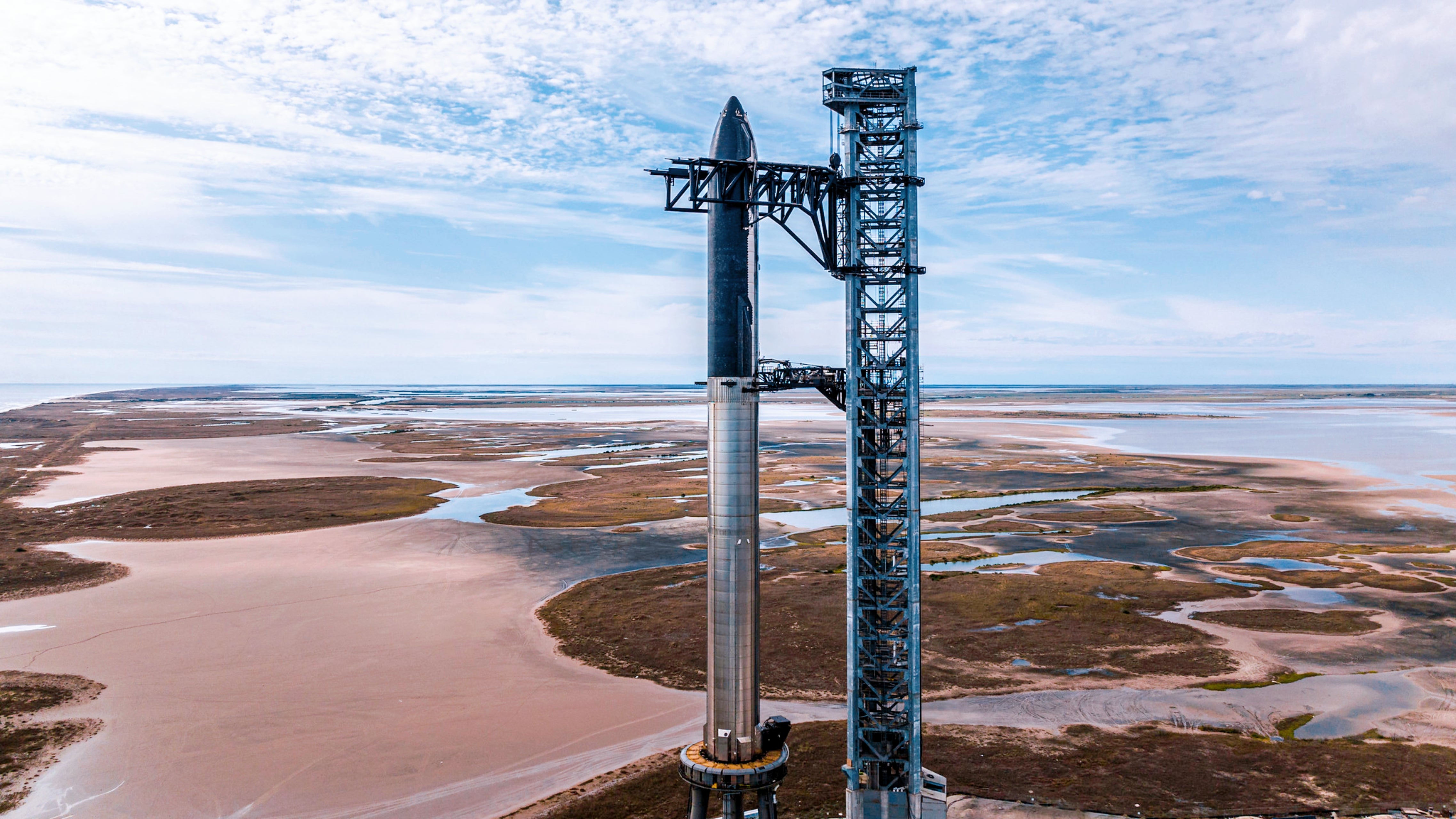 SpaceX shares an amazing video of 'Mechazilla' stacking Starship atop Super Heavy rocket