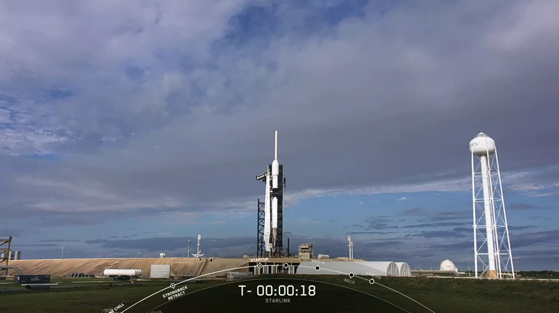SpaceX aborts Starlink mission 18 seconds before liftoff