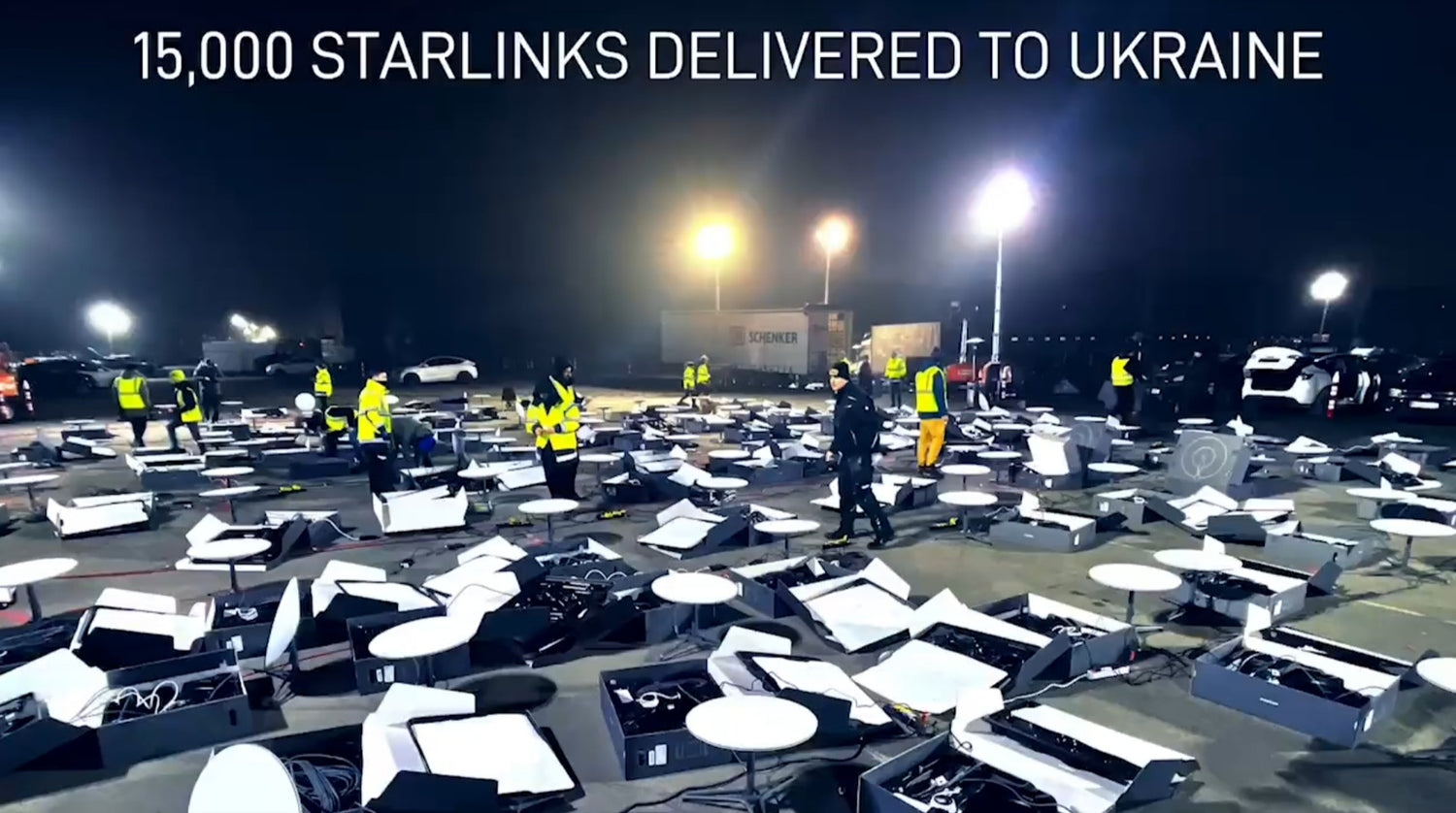 SpaceX delivered a total of 15,000 Starlink terminals to Ukraine amid the Russia war