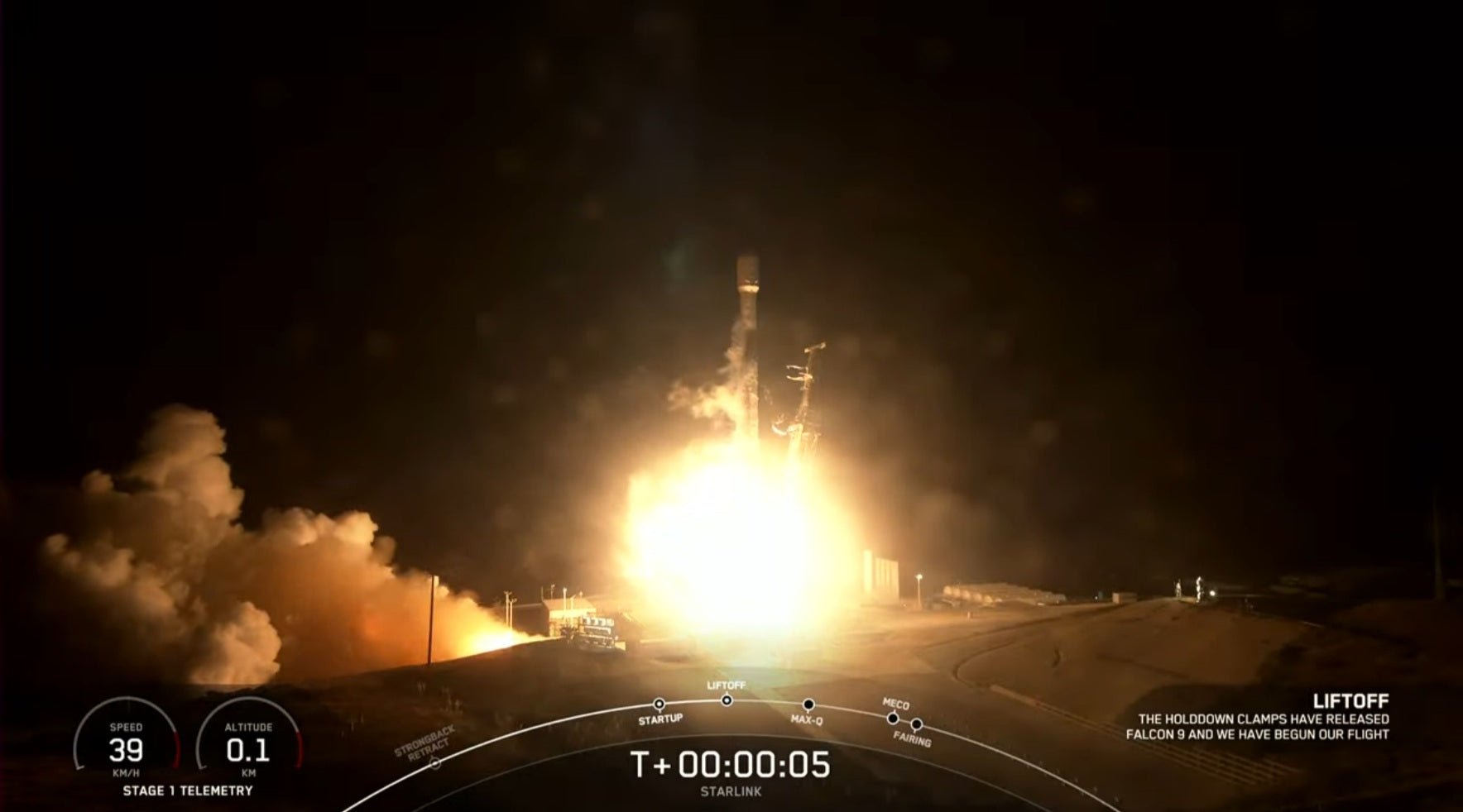 SpaceX Falcon 9 lifts off a seventh time to deploy a fleet of 46 Starlink satellites