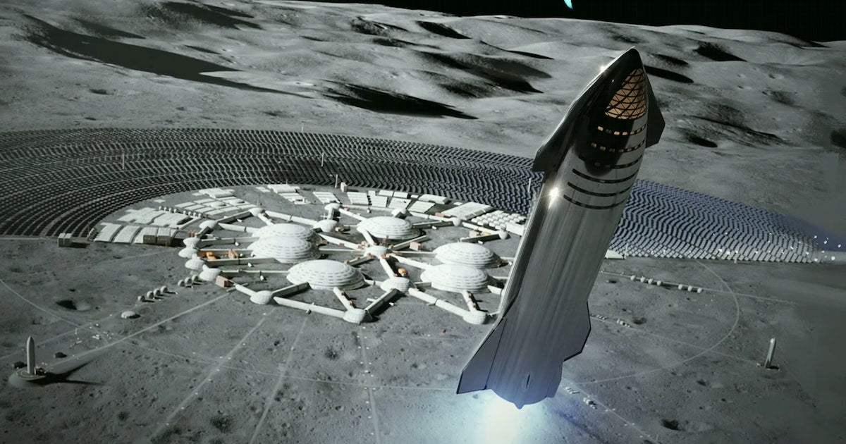 SpaceX's Starship will enable humanity to build a permanent base on the Moon