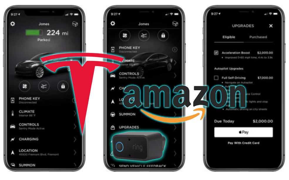 Amazon’s New Ring ‘Car Connect’ Camera Security System is Compatible with Tesla Models