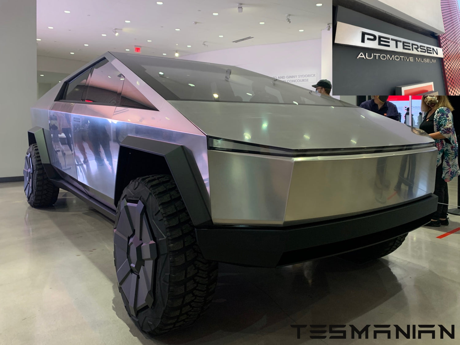 Tesla Cybertruck In Petersen Automotive Museum Hints At Mysterious New