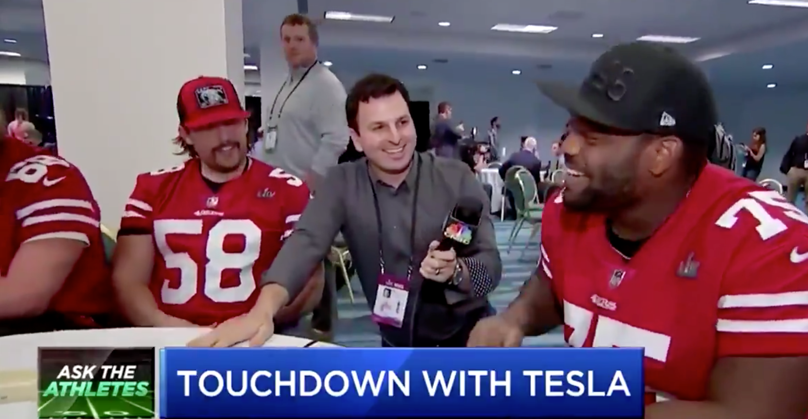 Tesla-NFL-Athletes