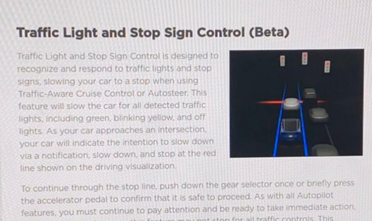 Tesla 2020.12.6 OTA Software Update with Traffic Light and Stop Sign Control (Beta)
