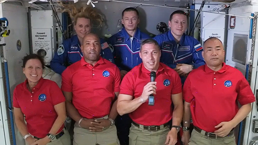 NASA Welcomes SpaceX Crew-1 Astronauts to the Orbiting Laboratory