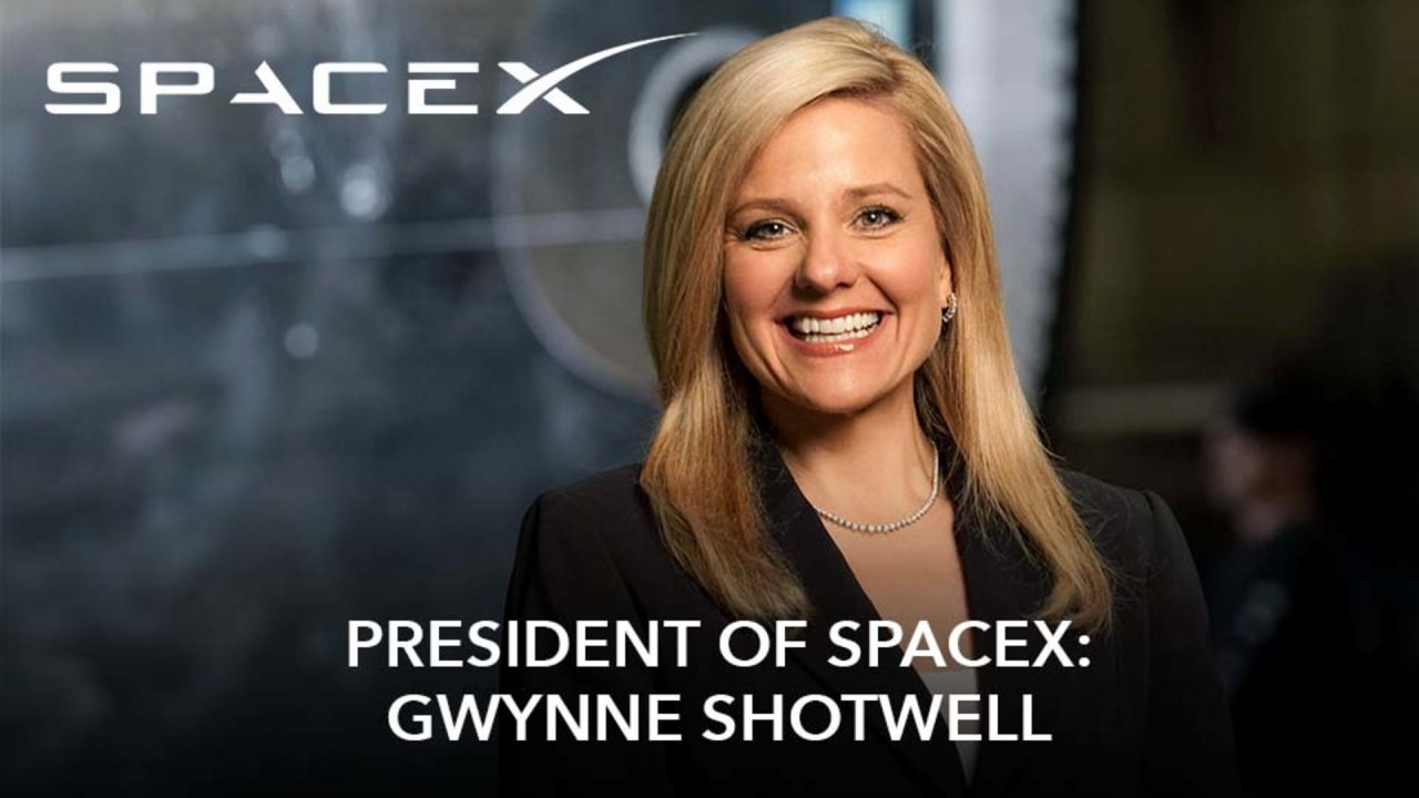 SpaceX President Gwynne Shotwell will receive the 2023 Rotary National Award for Space Achievement