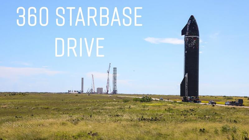 Experience Driving By Starships At SpaceX’s Starbase Facility Through This Amazing 360-View Virtual Reality Video!