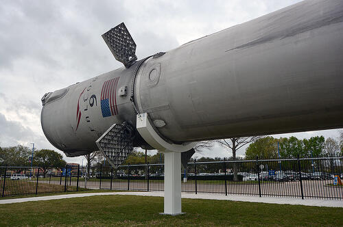 NASA Johnson Space Center in Texas debuts SpaceX Falcon 9 rocket exhibit