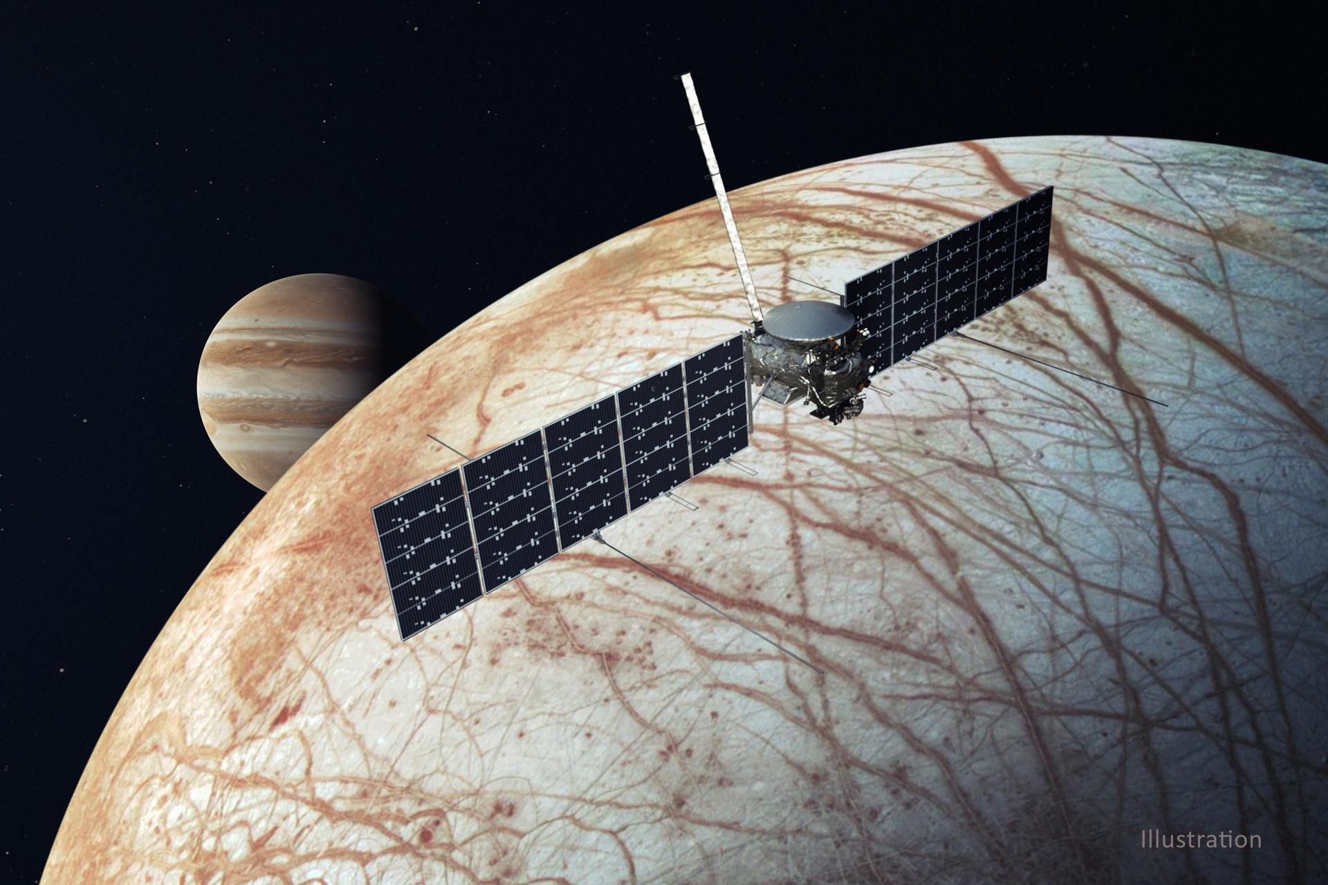 NASA Awards SpaceX Contract To Launch Europa Clipper Aboard Falcon Heavy Towards Jupiter's Icy Moon