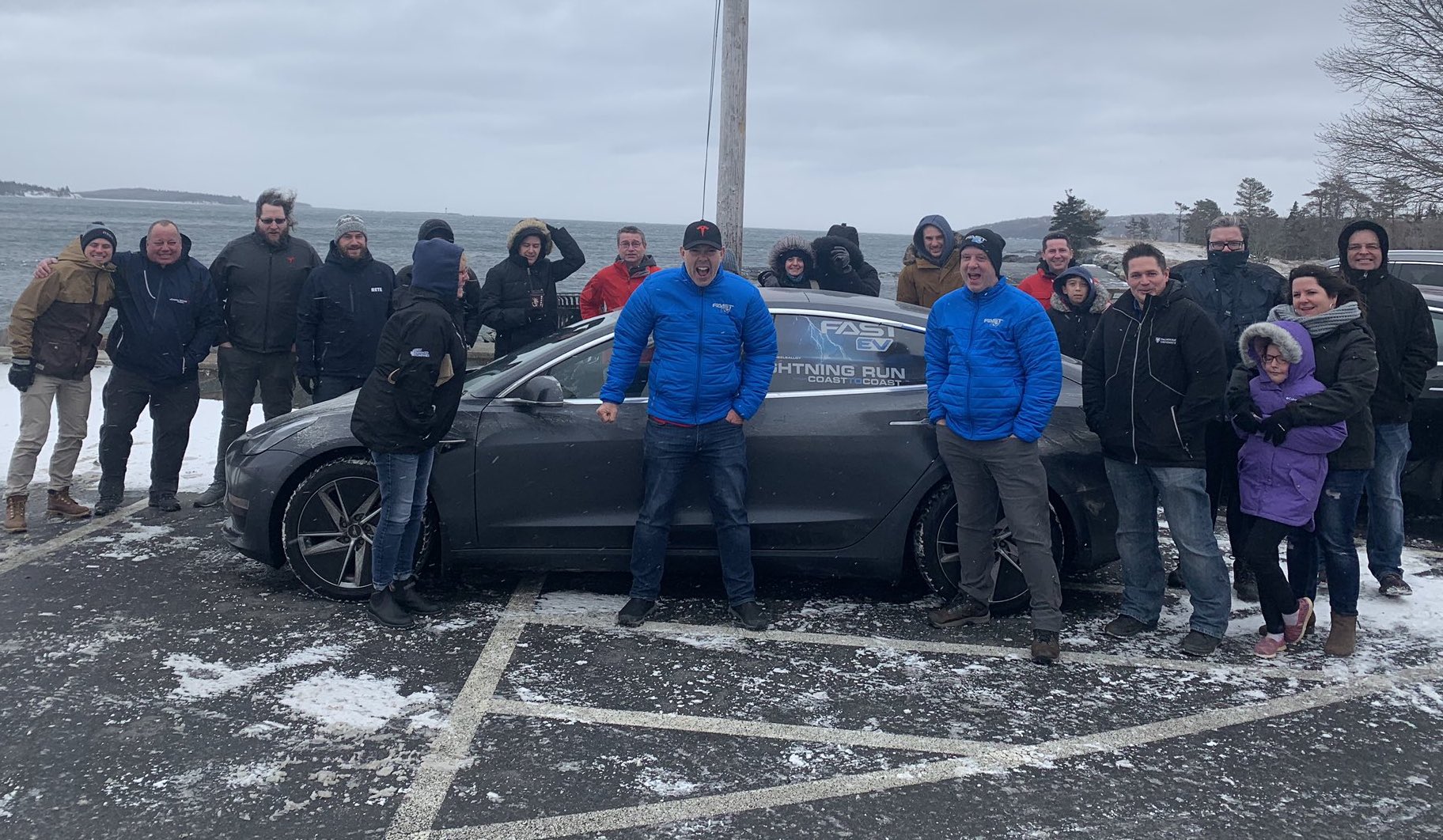 Tesla Model 3 Owners Make History With Coast-to-Coast Nonstop Canada EV Road Trip