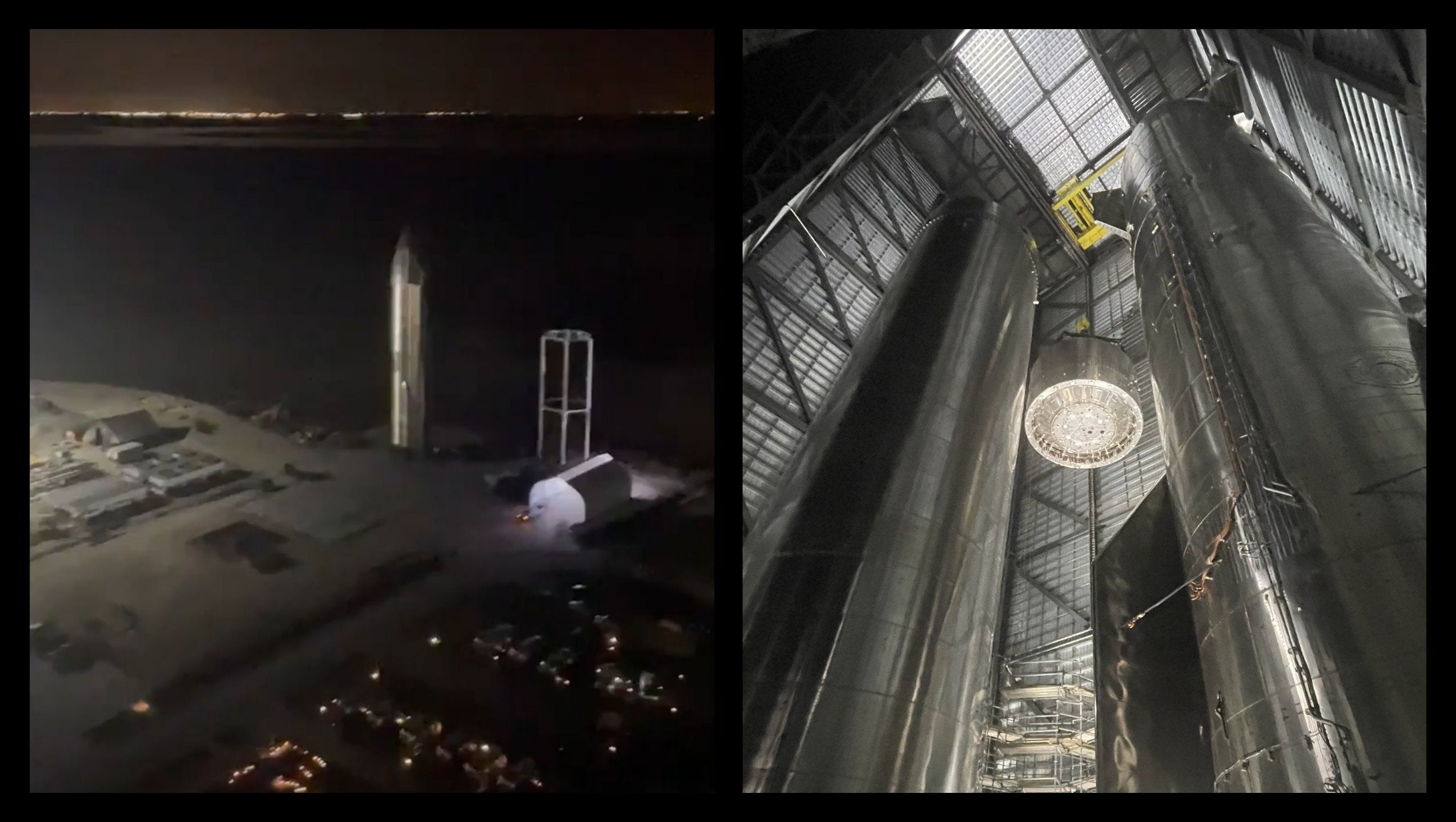 Elon Musk Shares Incredible View Of SpaceX’s Starship Factory From The Top Of A High Bay 'Bar'