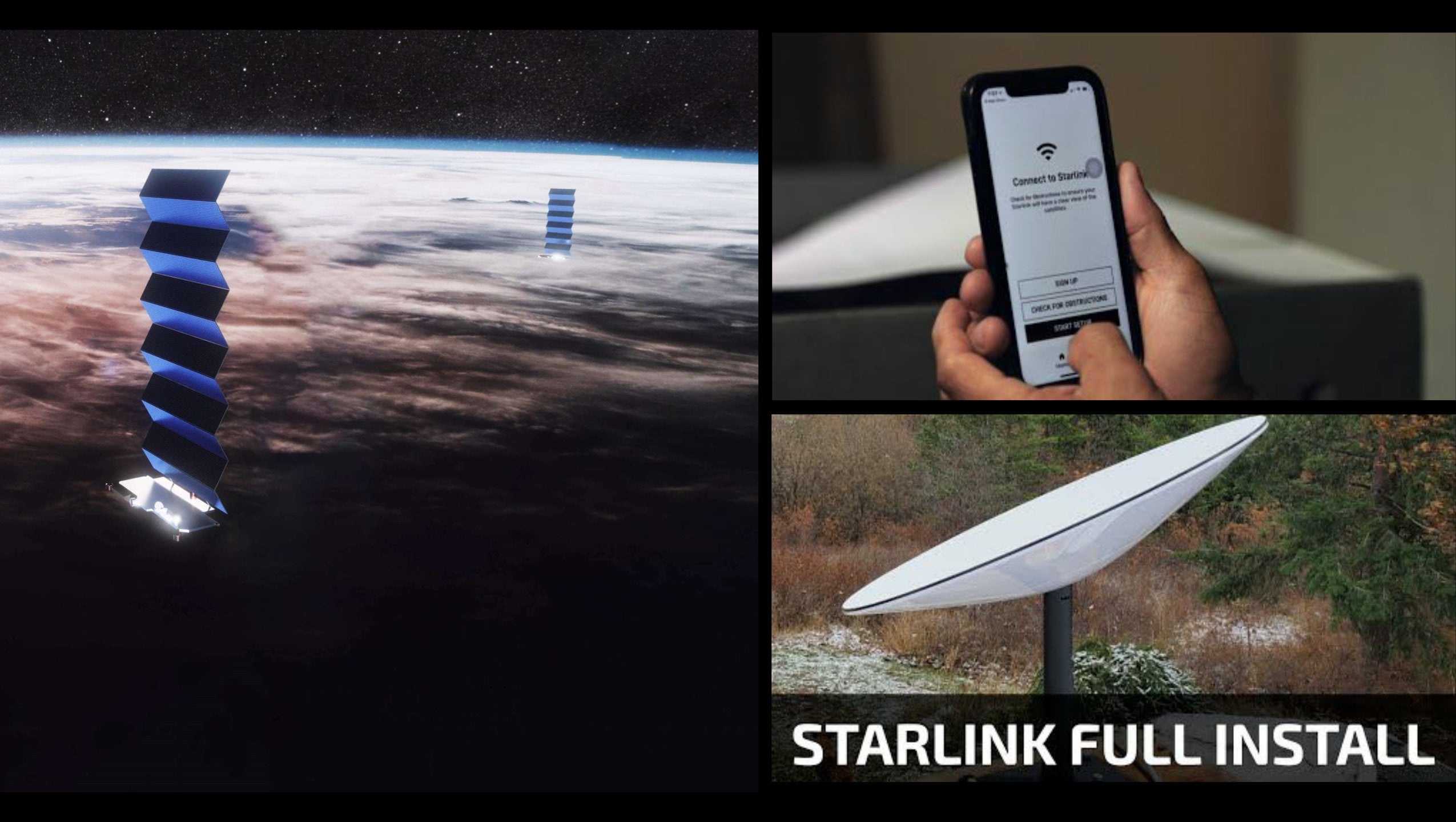 SpaceX Starlink Beta customers demonstrate how easy the Internet network is to Setup [VIDEO]