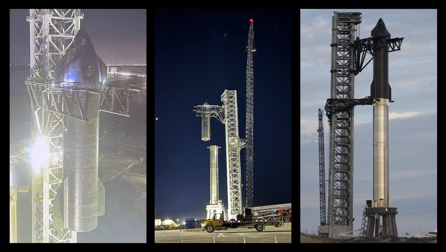 SpaceX Stacks Starship Atop Super Heavy Rocket With Launch Tower Arms Ahead Of Elon Musk’s Presentation Tonight