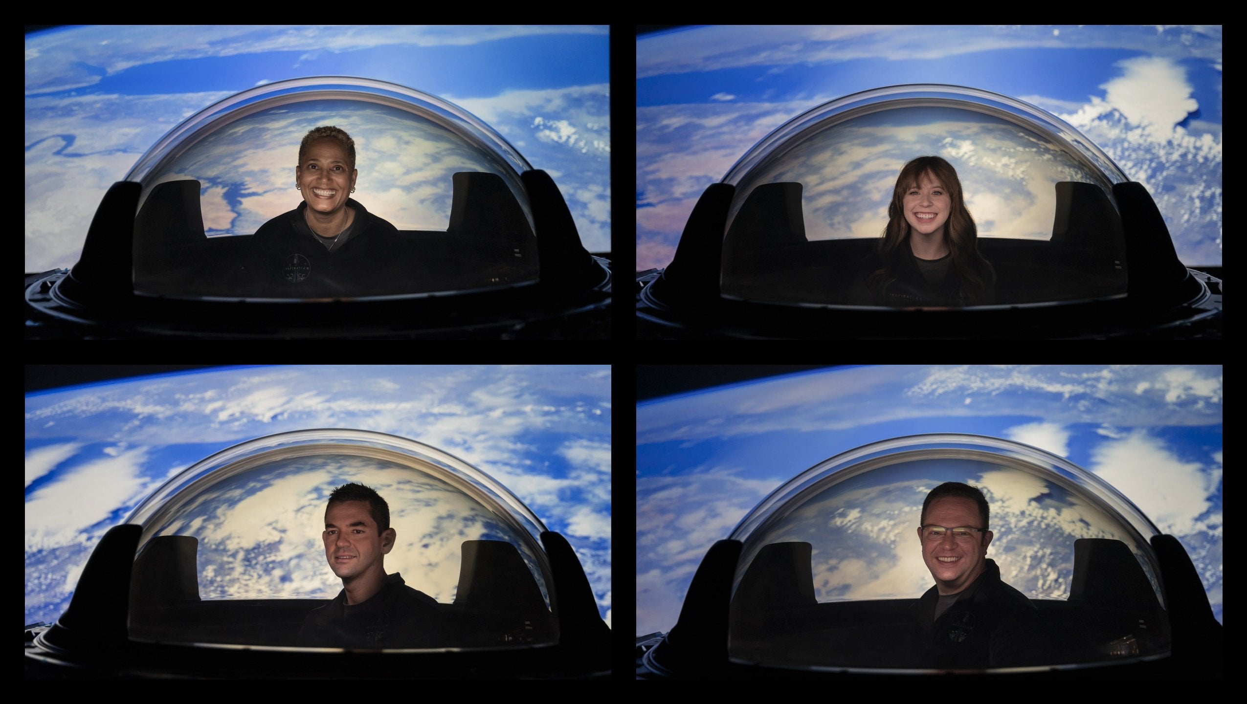 Inspiration4 Shares Photos Looking Out SpaceX Crew Dragon's New Cupola Window