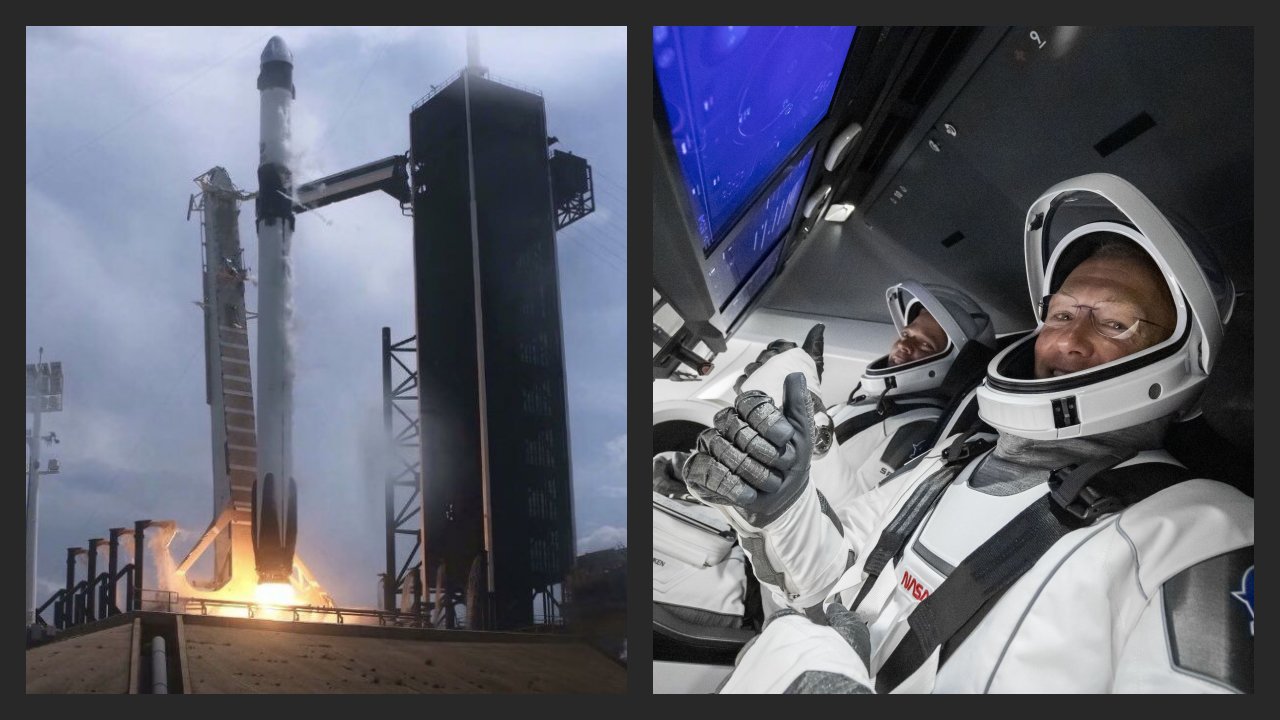 SpaceX successfully launches NASA Astronauts to the Space Station, igniting a new era in American spaceflight!
