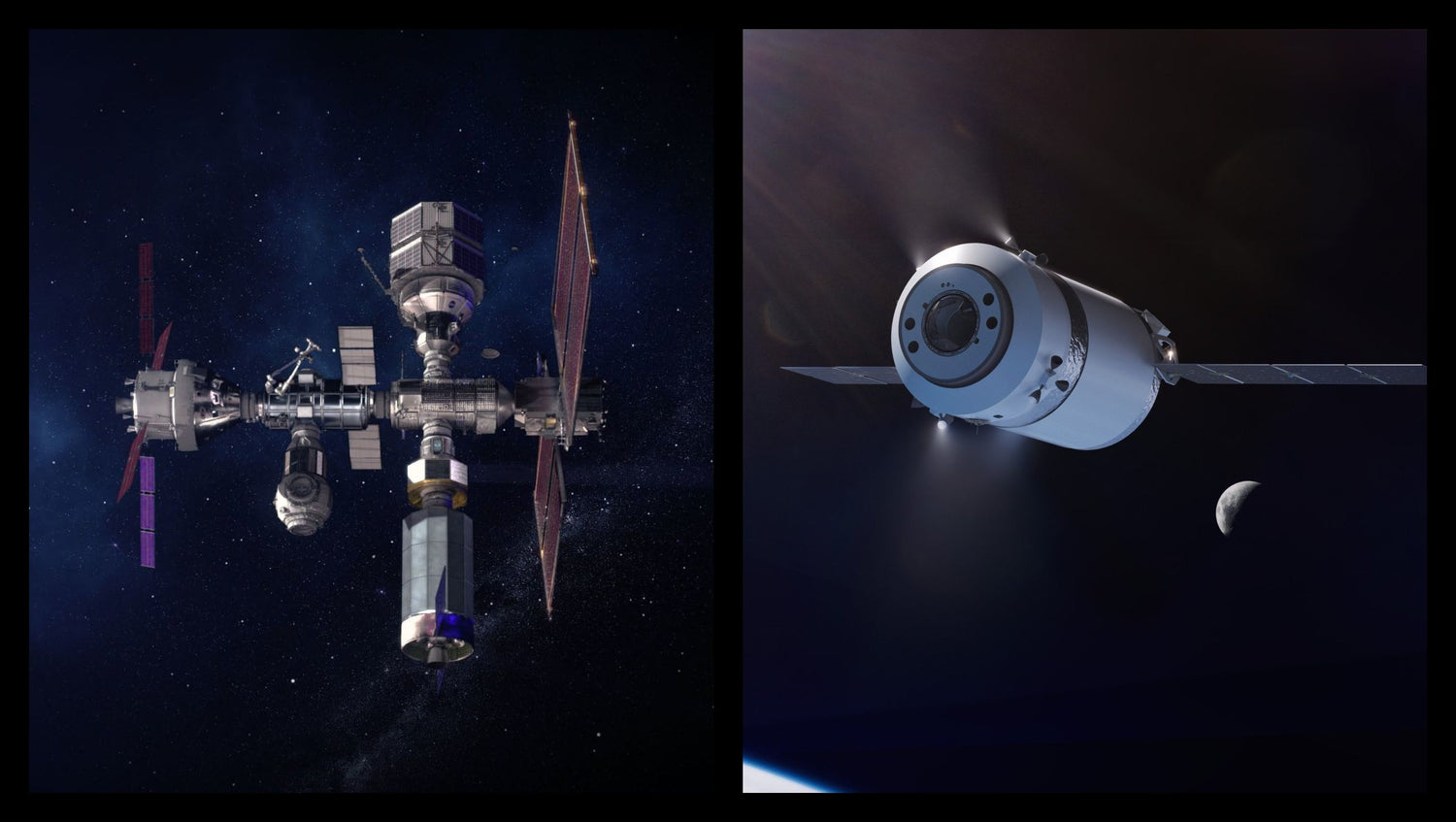 NASA will build a Gateway Station orbiting the Moon, SpaceX will develop a custom Dragon to deliver cargo