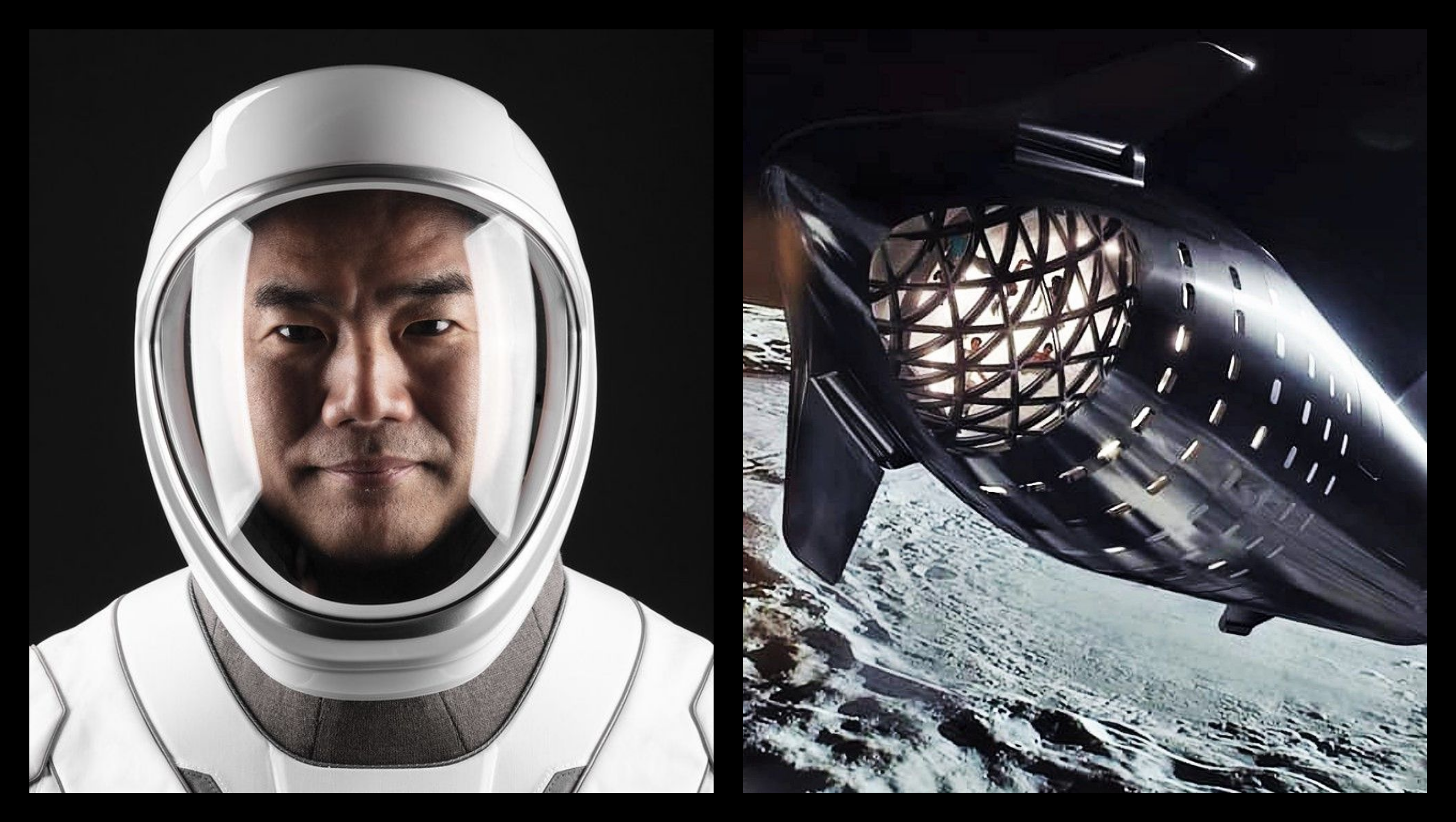 Japanese Astronaut contemplates riding SpaceX's Starship during the 'Dear Moon' voyage