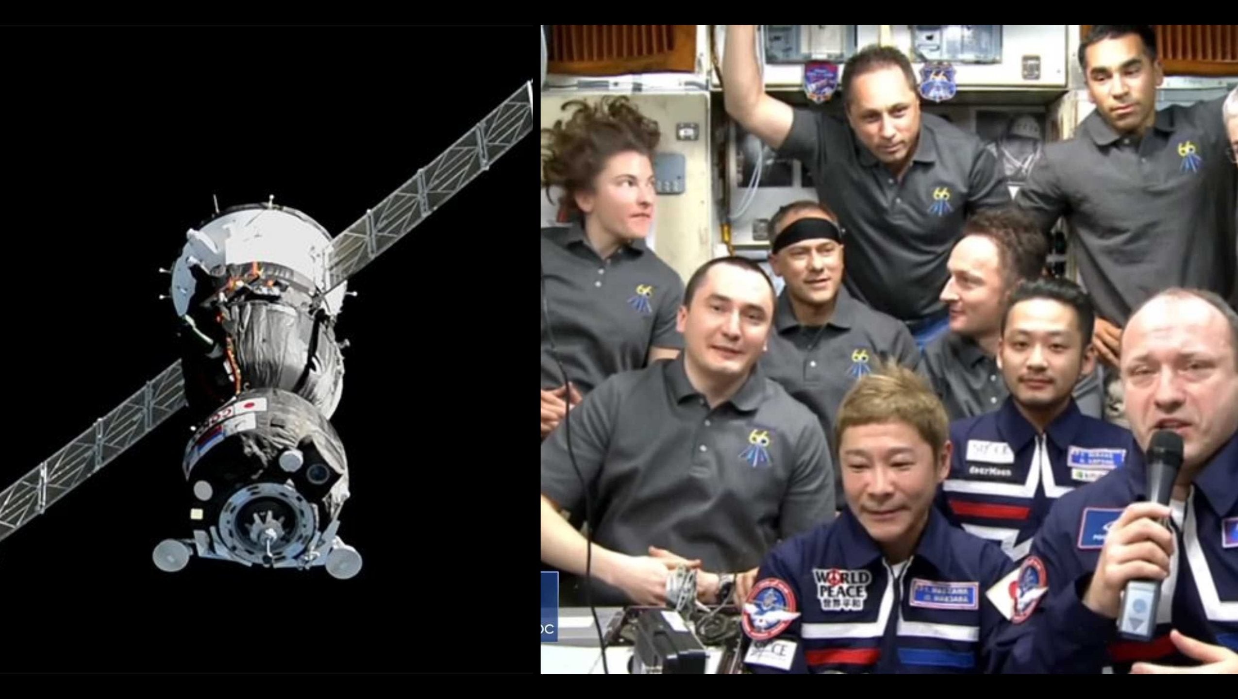Yusaku Maezawa Arrives To The Space Station Aboard Russia’s Soyuz, Meets SpaceX Crew-3 Astronauts