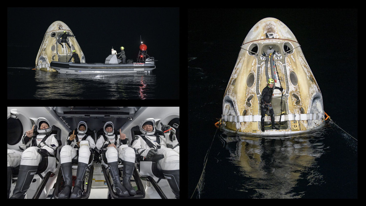 SpaceX Crew Dragon Safely Returns Crew-1 Astronauts With A Splashdown In The Gulf Of Mexico