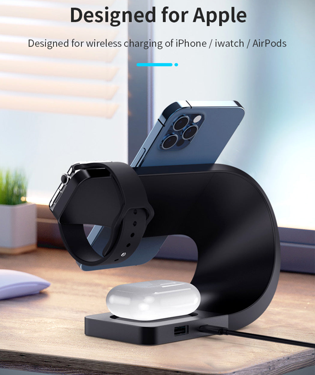 3-in-1 Magnetic Wireless Charging Station - VS1 - 10
