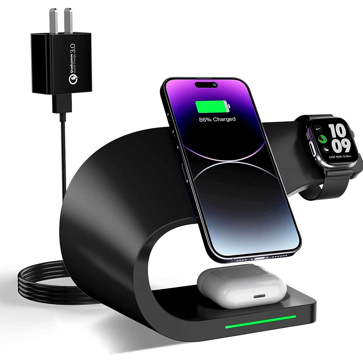 3-in-1 Magnetic Wireless Charging Station - VS1 - 2