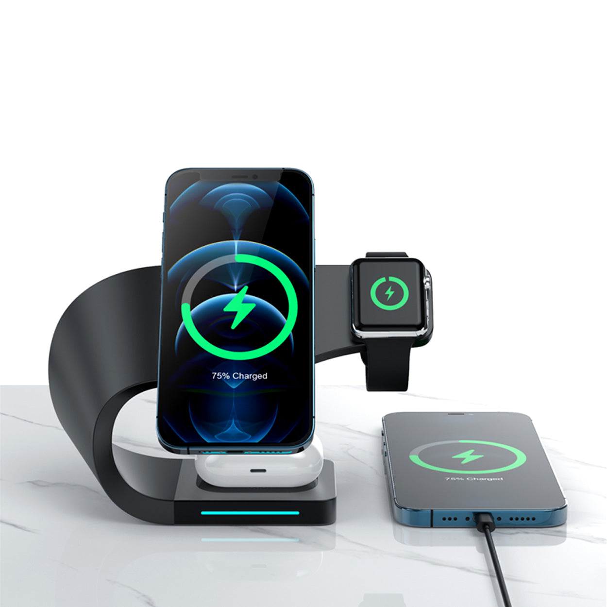 3-in-1 Magnetic Wireless Charging Station - VS1 - 9
