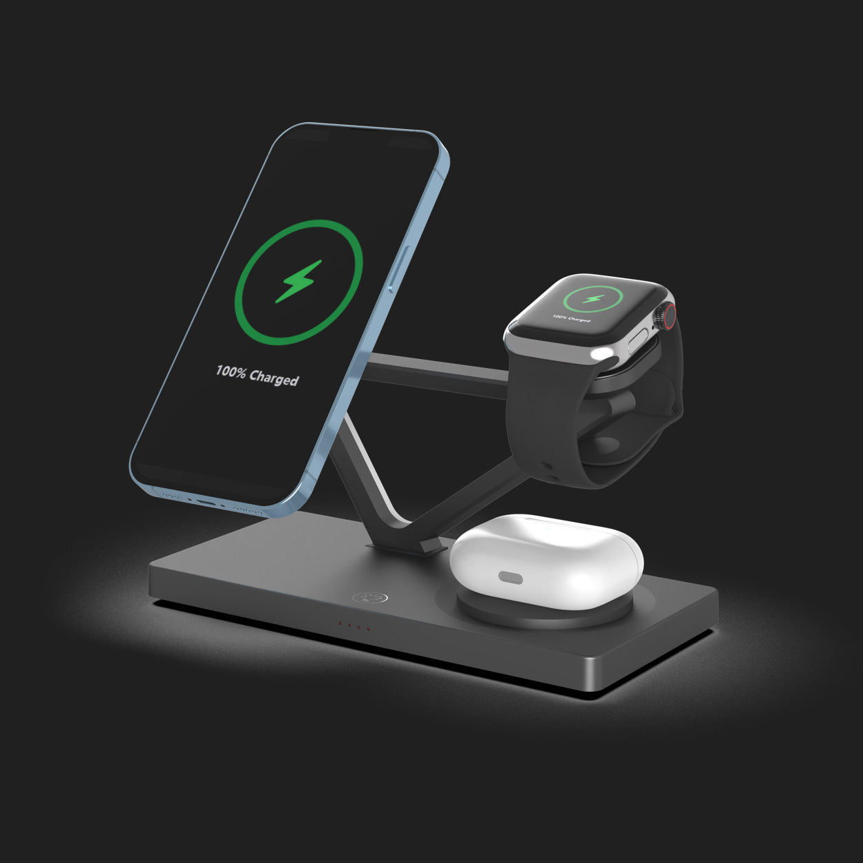 3-in-1 Magnetic Wireless Charging Station - VS3 - 4