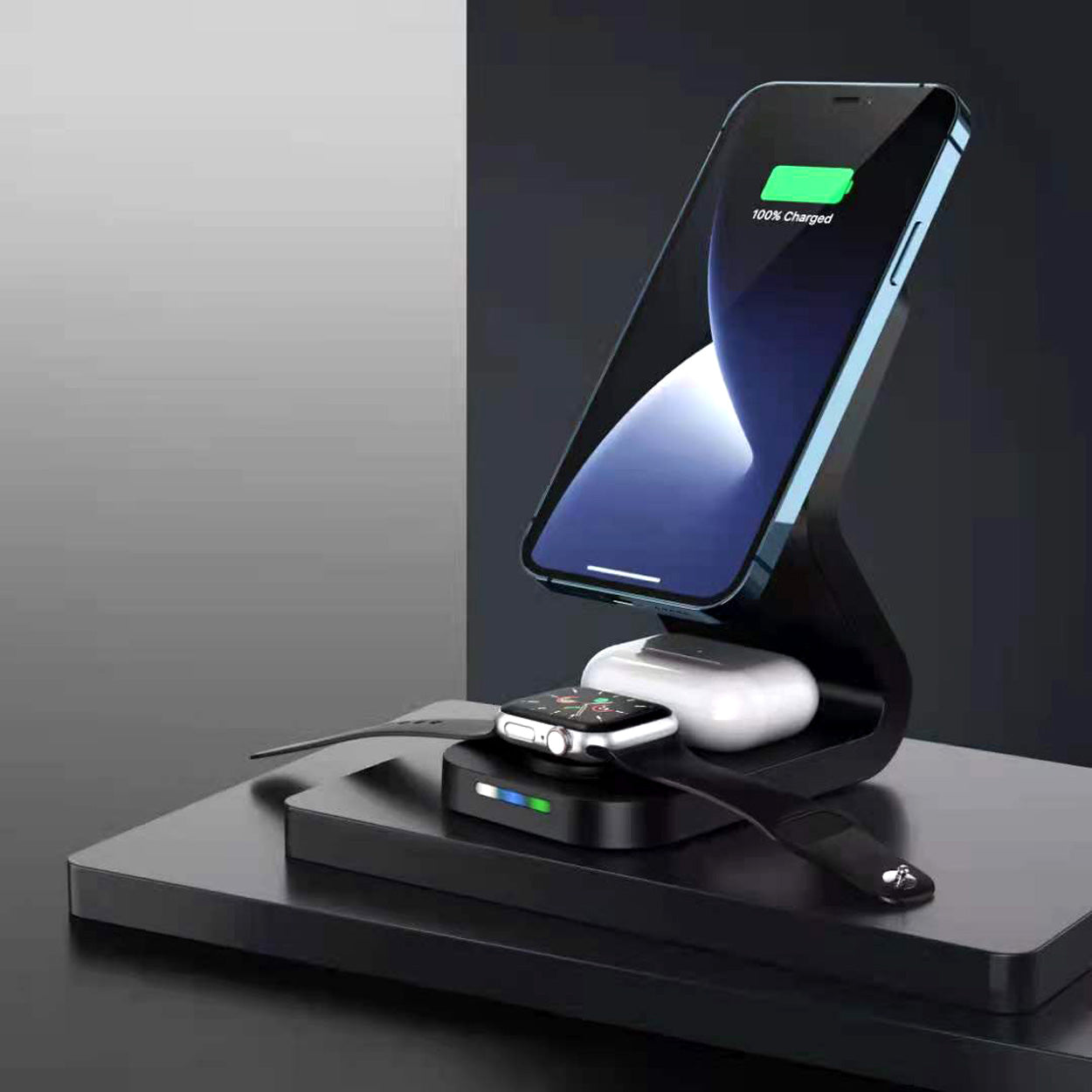 3-in-1 Magnetic Wireless Charging Station - VS4 - 4