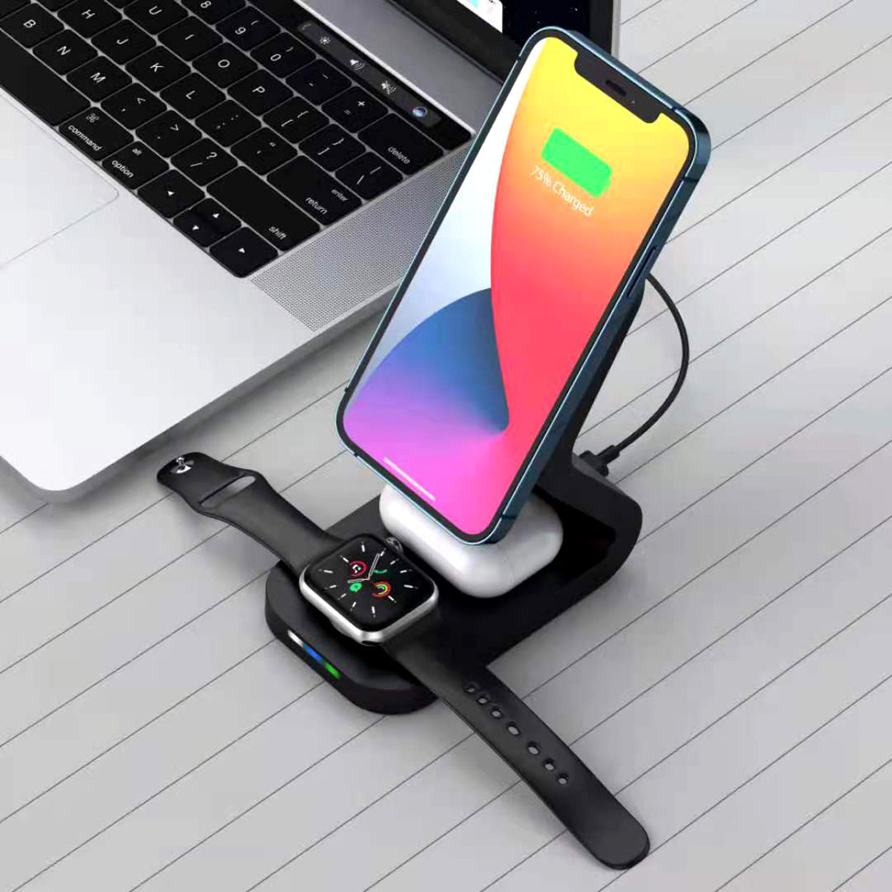 3-in-1 Magnetic Wireless Charging Station - VS4 - 5