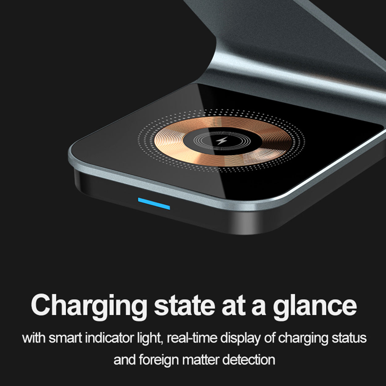 3-in-1 Magnetic 15W Wireless Charging Station - VS5 - 4