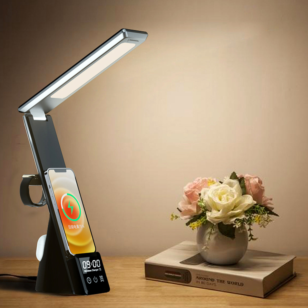 Magnetic Wireless Charging Station Table Lamp - 6