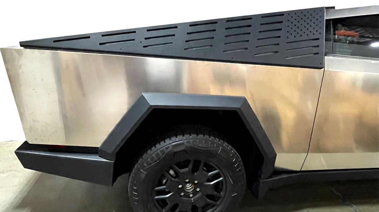 Tesla Cybertruck MOLLE Panels with USA Patriot Flag Design - 1