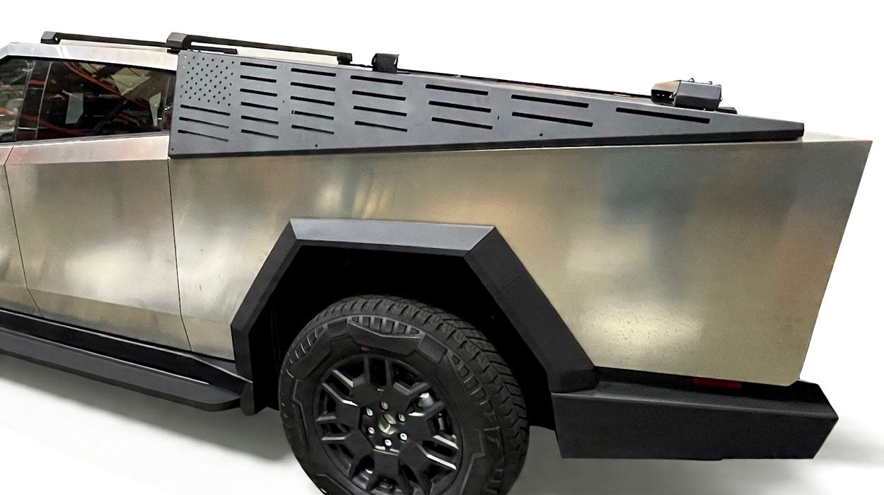 Tesla Cybertruck MOLLE Panels with USA Patriot Flag Design - 4