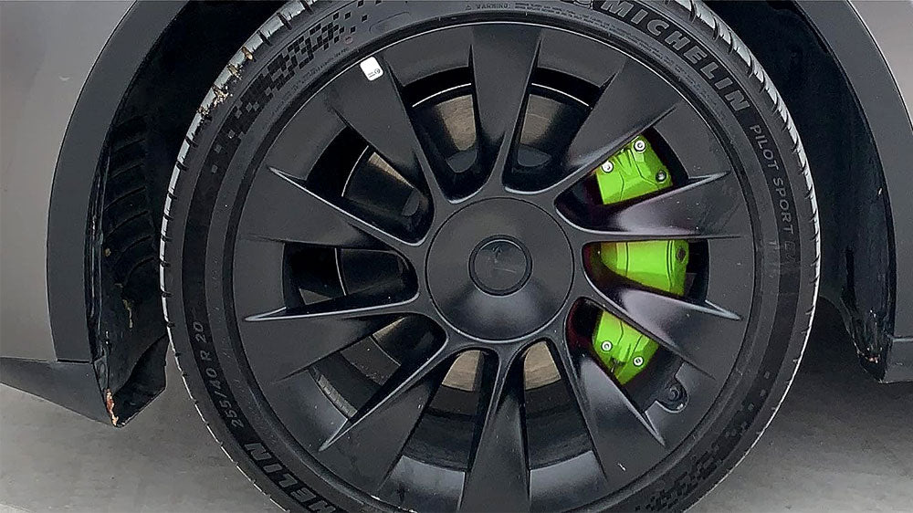 Tesla Model Y Brake Caliper Covers - Green - 3