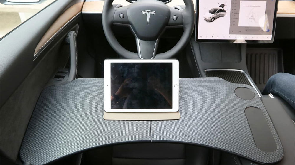  Tesla Model Y Front Seat Trays (2 Trays with Silicone