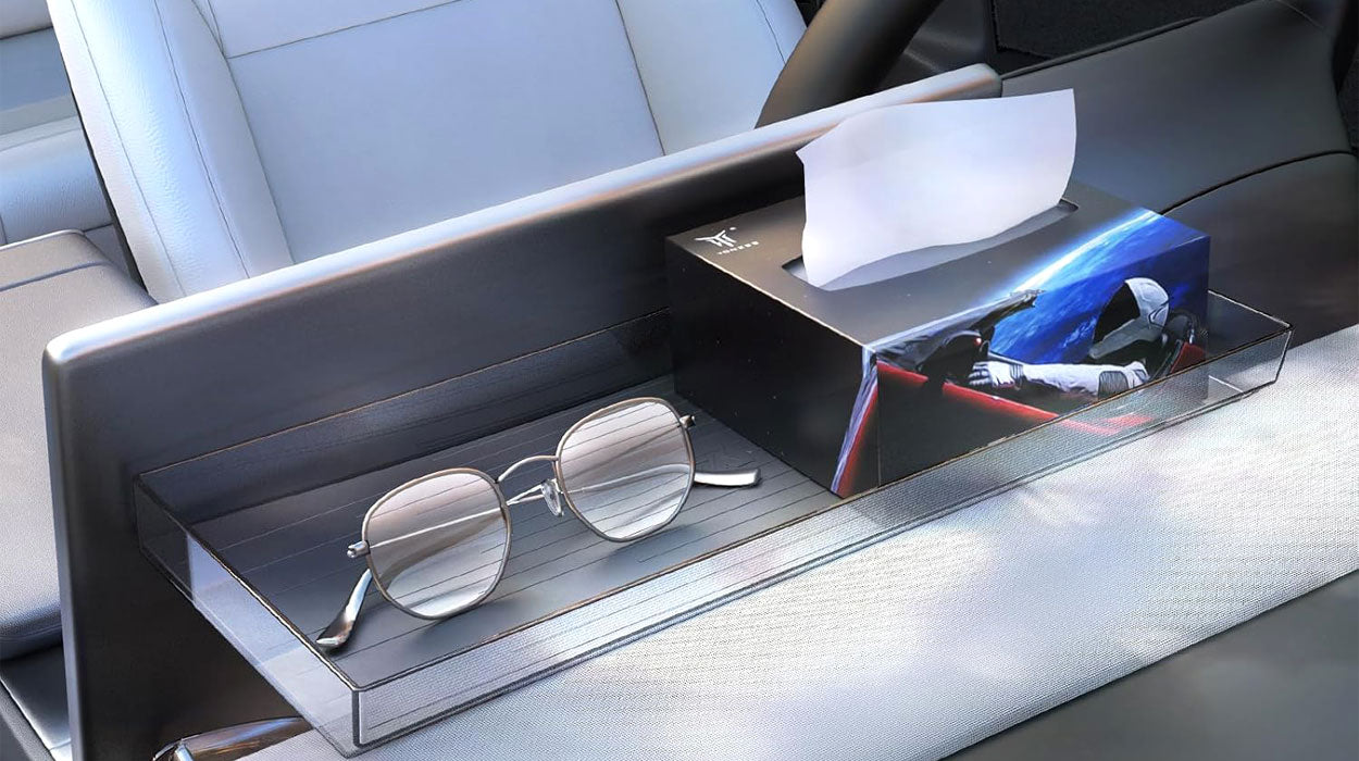 2025-2026 Tesla Model Y Juniper / Model 3 Highland Under Screen Storage Tray - 3