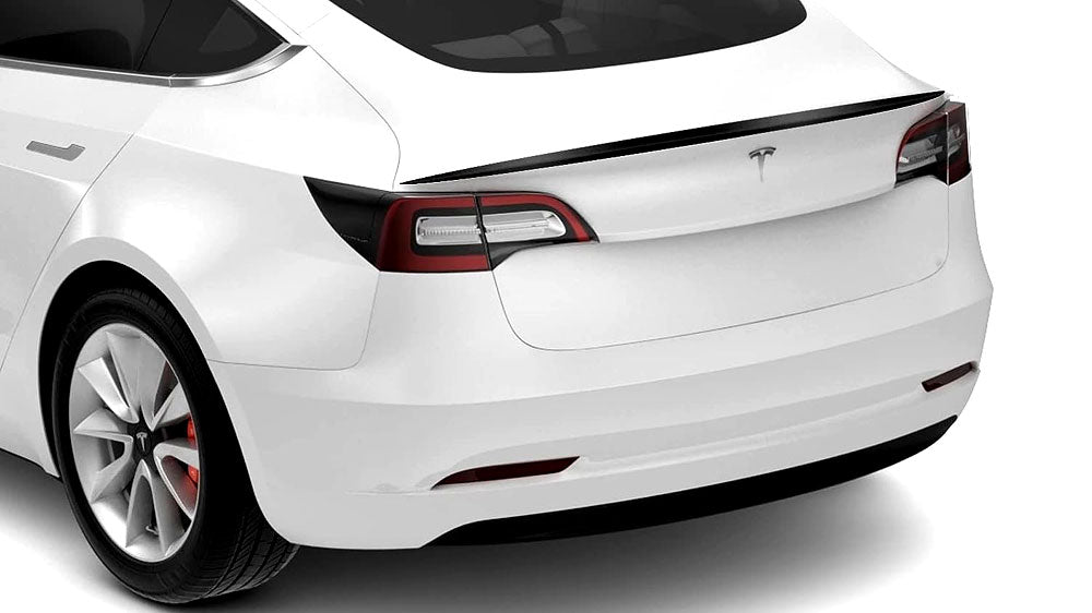 Tesla Model 3 Rear Trunk Spoiler - Matte Black