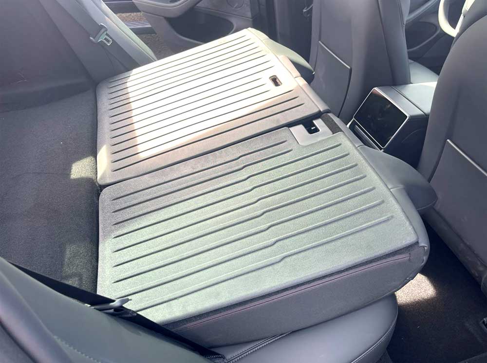 2024 Tesla Model 3 Highland Second Row Seats Back Cover Mats - 3