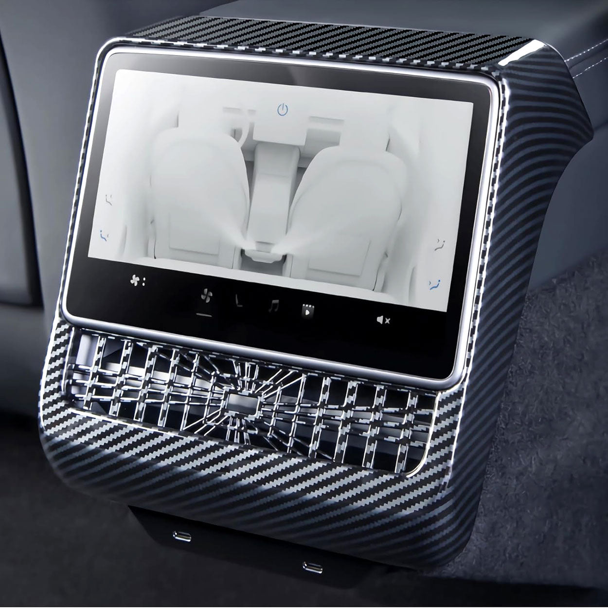 Screen Print Rear Silver